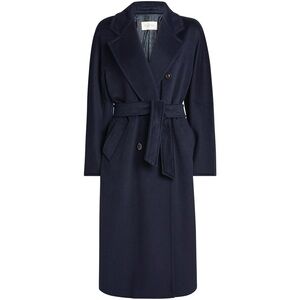 NWT Max Mara Madame 101801 Ultramarine / Navy Coat US 2 / IT 36
